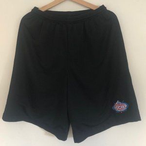 Black "Metro Minor Ball Hockey" Athletic Shorts